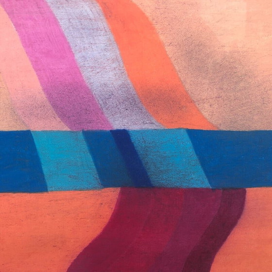 Image 1 of Vintage-Gemälde auf Papier von Bernard Myers