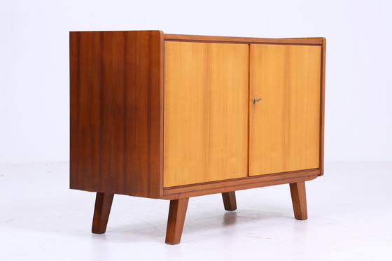 Image 1 of Zeitlose Vintage Kommode 60er | Mid Century Schrank Vintage Flur Aufbewahrung Retro 70er Holz