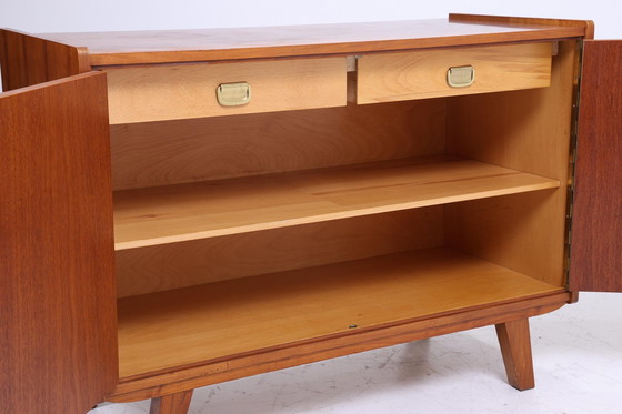 Image 1 of Zeitlose Vintage Kommode 60er | Mid Century Schrank Vintage Flur Aufbewahrung Retro 70er Holz