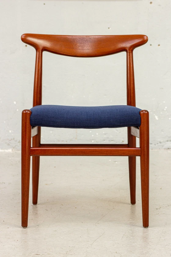 Image 1 of 8X W2 Stuhl Hans J. Wegner Cm Madsens Teak