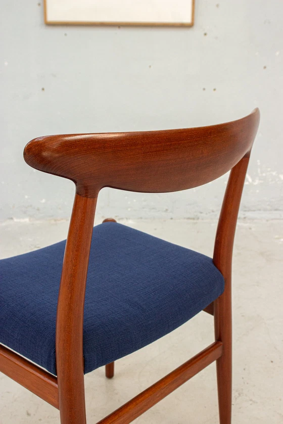 Image 1 of 8X W2 Stuhl Hans J. Wegner Cm Madsens Teak