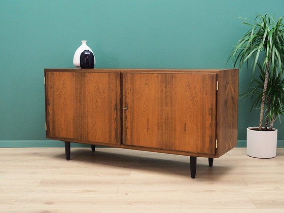 Image 1 of Rosenholzschrank, Dänisches Design, 1960er Jahre, Designer: Carlo Jensen, Hersteller: Hundevad