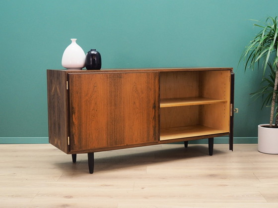 Image 1 of Rosenholzschrank, Dänisches Design, 1960er Jahre, Designer: Carlo Jensen, Hersteller: Hundevad