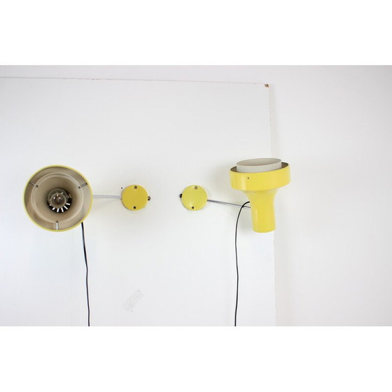 Image 1 of Paar alte Wandlampen von Josef Hůrka für Napako, Tschechoslowakei 1960er Jahre