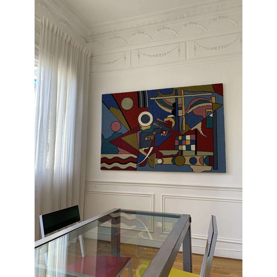 Image 1 of Konstruktives Gemälde im Vintage-Stil