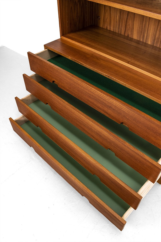 Image 1 of Mid Century Kommode mit Bücherregal