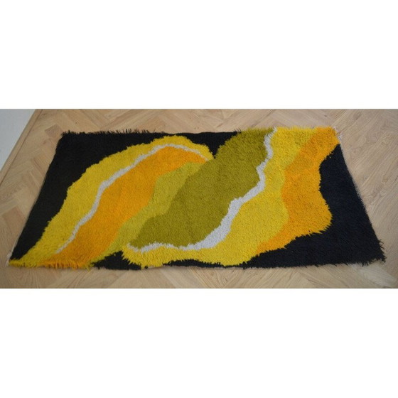 Image 1 of Mehrfarbiges Vintage-Tapis, Norvege 1960