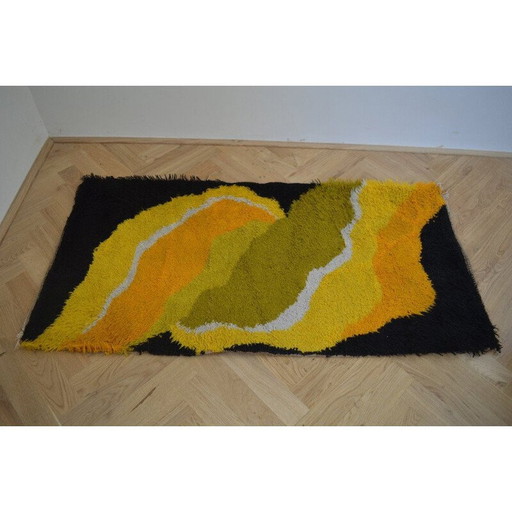 Mehrfarbiges Vintage-Tapis, Norvege 1960