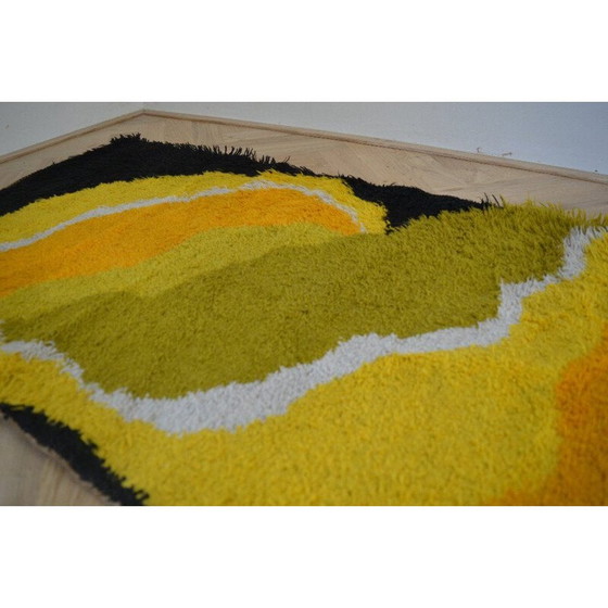 Image 1 of Mehrfarbiges Vintage-Tapis, Norvege 1960