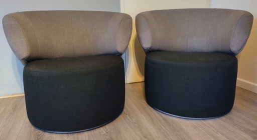 2x Rolf Benz 684 Drehsessel