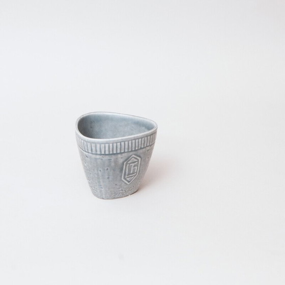 Image 1 of Vintage hellblaue Schale von Rörstrand, Schweden 1950er Jahre