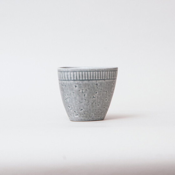 Image 1 of Vintage hellblaue Schale von Rörstrand, Schweden 1950er Jahre