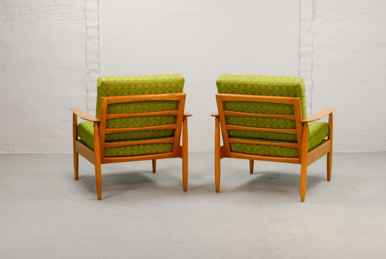 Image 1 of 2 Skandinavisch Mid-Century Paar aus Holz nach Grete Jalk für France and Son, 1960er Jahre