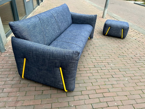 Image 1 of Pode Spike 3-Sitzer-Sofa + Ottomane