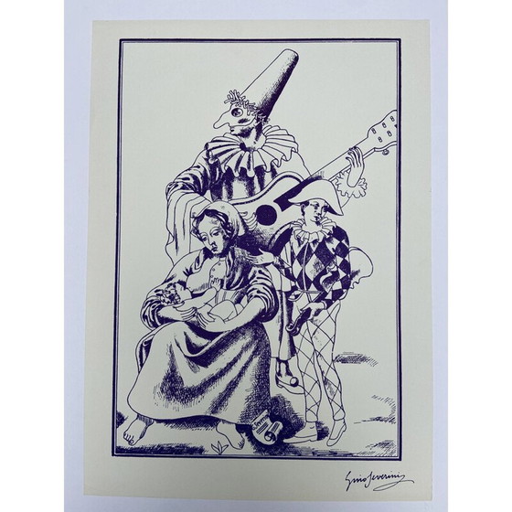 Image 1 of Alte Lithographie von Gino Severini