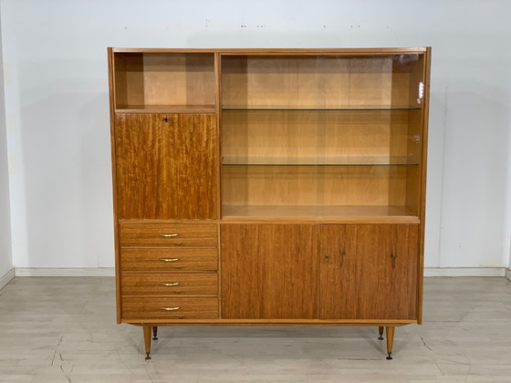 Image 1 of Mid century highboard schrank wohnzimmerschrank vintage