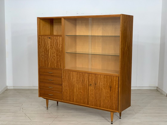 Image 1 of Mid century highboard schrank wohnzimmerschrank vintage