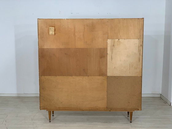 Image 1 of Mid century highboard schrank wohnzimmerschrank vintage