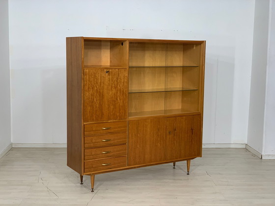 Image 1 of Mid century highboard schrank wohnzimmerschrank vintage