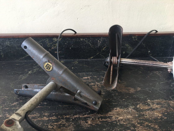 Image 1 of 2 X Vintage Spots Pinch Lights Lampen Aluminium Lita