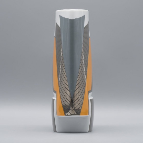 Image 1 of Rosenthal Porzellanvase Rosemonde Nairac × Michael Boehm Debüt Memphis Era 80S