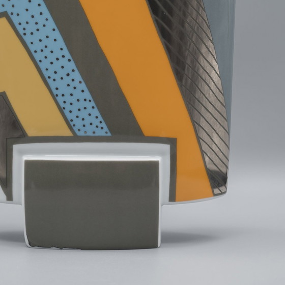 Image 1 of Rosenthal Porzellanvase Rosemonde Nairac × Michael Boehm Debüt Memphis Era 80S