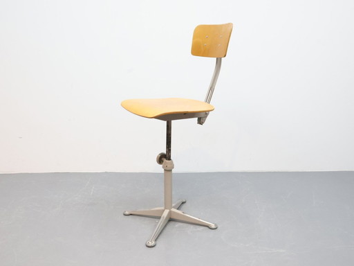 Vintage Architekten Hocker Friso Kramer