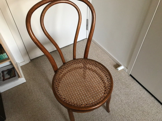 Image 1 of 5x Thonet No 18 Stühle von Josef Hofmann