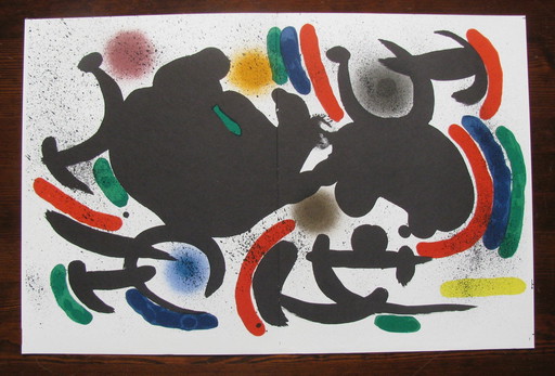 Miró, Original-Lithographie