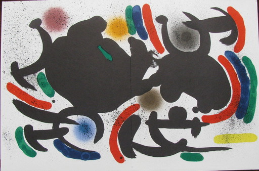 Miró, Original-Lithographie