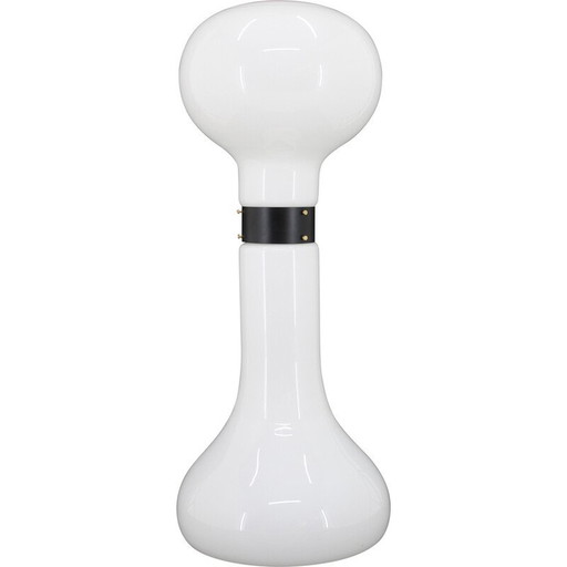 Vintage Stehlampe aus Glas von Karel Volf, Tschechoslowakei 1980