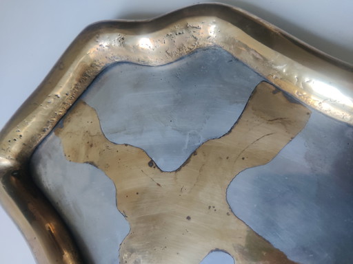 David Marshall Raupen Brutalistisch Messing Aluminium