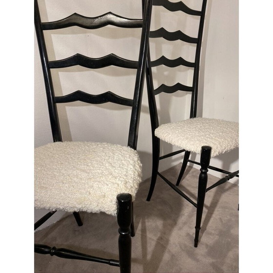 Image 1 of Alter Chiavari-Stuhl aus Nussbaum von Fratelli Levaggi, 1950