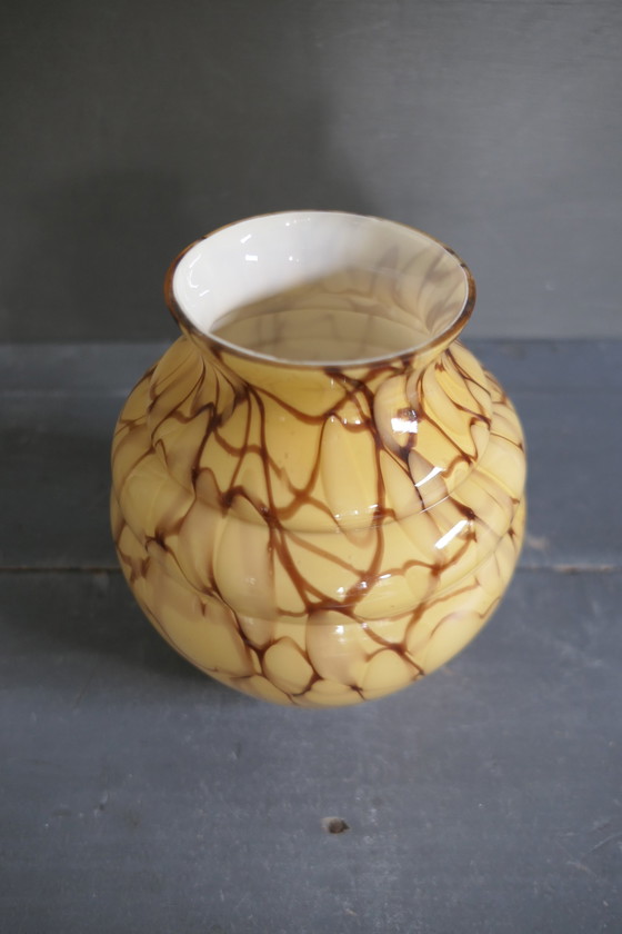 Image 1 of Art Deco Verrerie de Scailmont Vase