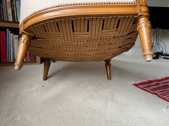 Image 1 of 2x alte Stühle Bergères Fauteuil