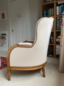2x alte Stühle Bergères Fauteuil