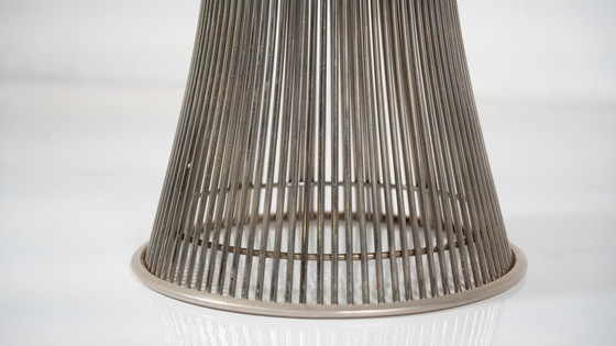 Image 1 of Mid-Century-Esstisch von Warren Platner für Knoll, Glas und Metall, 1966