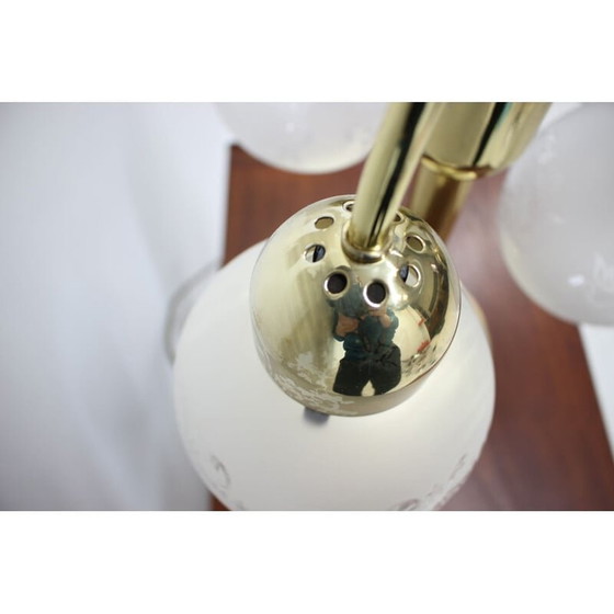 Image 1 of Tischlampe aus Glas von Preciosa, Tschechoslowakei 1980