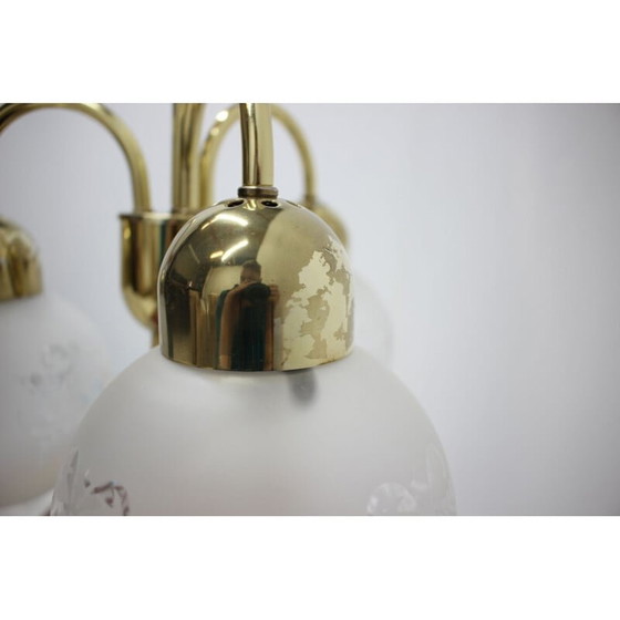 Image 1 of Tischlampe aus Glas von Preciosa, Tschechoslowakei 1980