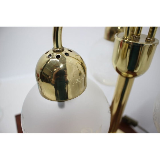 Image 1 of Tischlampe aus Glas von Preciosa, Tschechoslowakei 1980