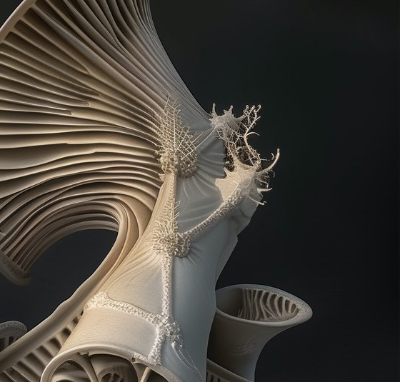 Image 1 of Einzigartiges Low-Cost-Stück - Benoit Mandelbrots Stillleben: Ephemere Architektur