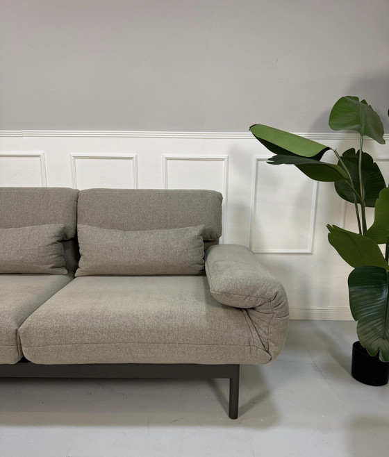 Image 1 of Rolf Benz Plura Stoff Grau Designer Sofa Couch Schlaffunktion