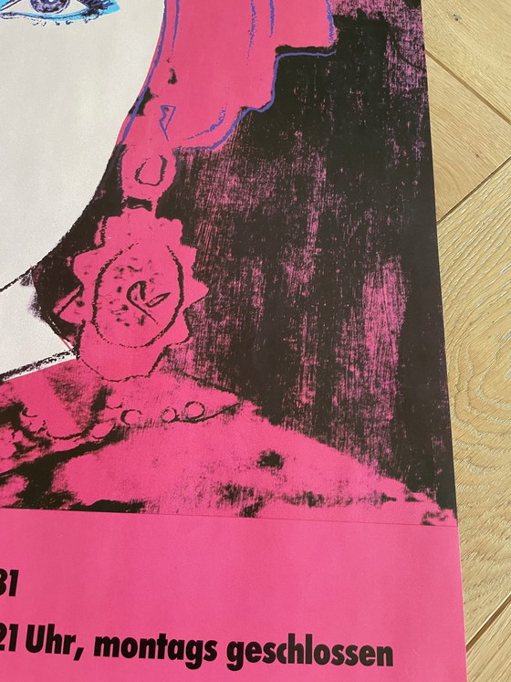 Image 1 of Andy Warhol (1928-1987), Greta Garbo, 1981, Kestner-Gesellschaft Hannover, Original Vintage Poster, gedruckt in Deutschland