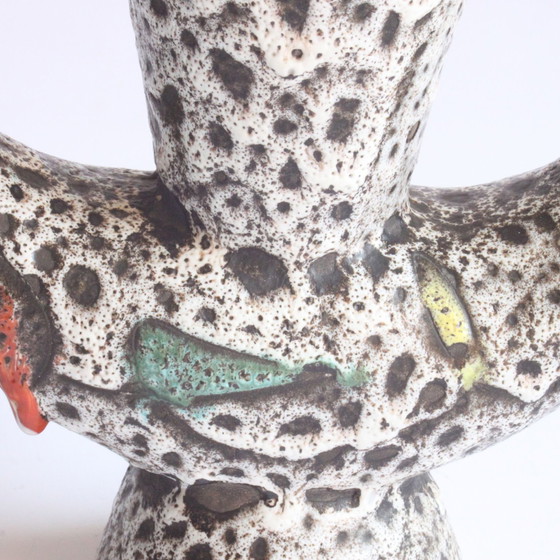 Image 1 of Marius Bessone Freiform-Keramik-Vase, Vallauris 1950S