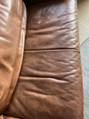 Montis Axel, Rancho Leder 248 Cm mit Pouf 93X46Cm