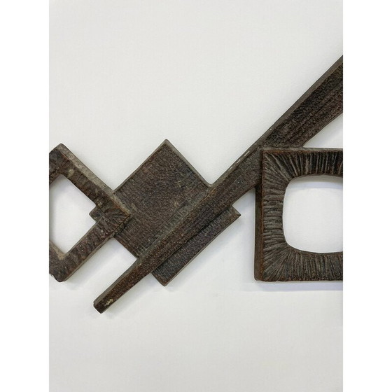 Image 1 of Brutalistische Wandskulptur aus der Mid-Century-Zeit
