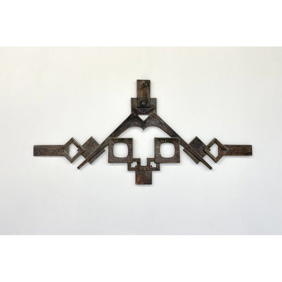 Image 1 of Brutalistische Wandskulptur aus der Mid-Century-Zeit