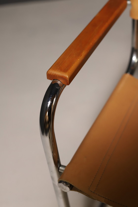 Image 1 of Paar freitragende Stahlrohrsessel von Marcel Breuer, 1970er Jahre