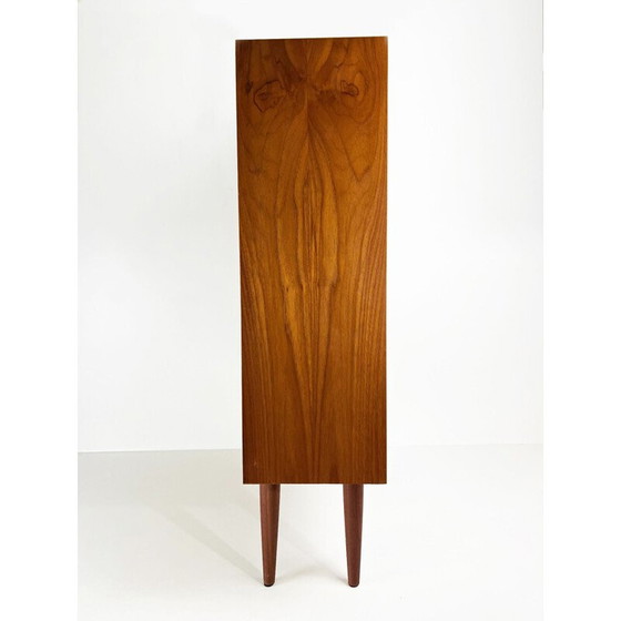 Image 1 of Altes dänisches Teakholz-Highboard, 1960er Jahre