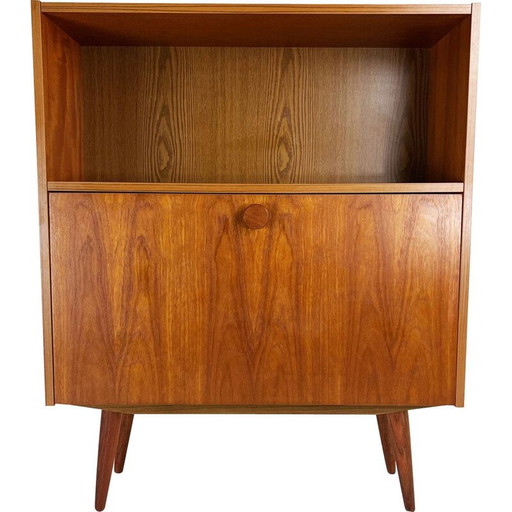 Altes dänisches Teakholz-Highboard, 1960er Jahre